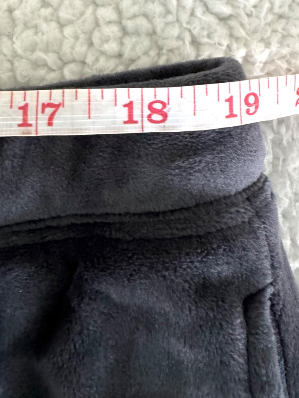 Natori Pants Womens XL Velour Charcoal Gray Pull On Soft Stretchy High Rise Cozy - Picture 6 of 6
